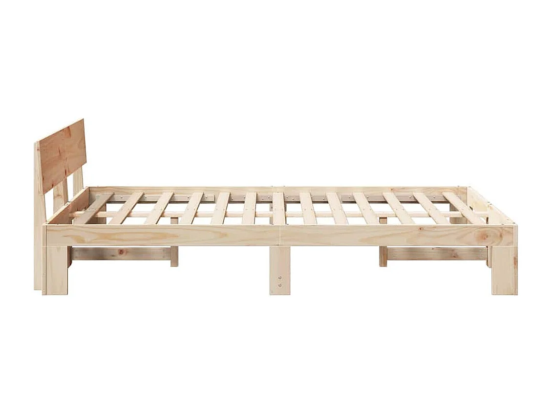Letto singolo | Giroletto | Struttura del letto Naturale 120x190 cm Pino massello