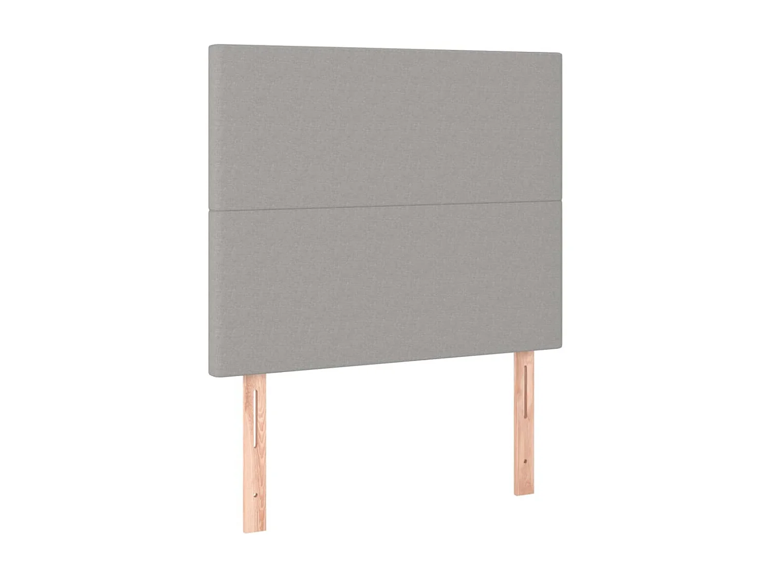 Lit simple | Lit adulte, enfant | Cadre de lit gris clair 90x190 cm tissu