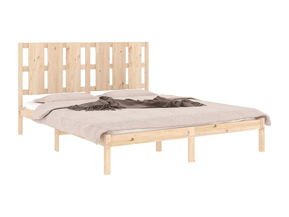 Lit double | Lit adulte | Cadre de lit 160x200 cm bois massif de pin