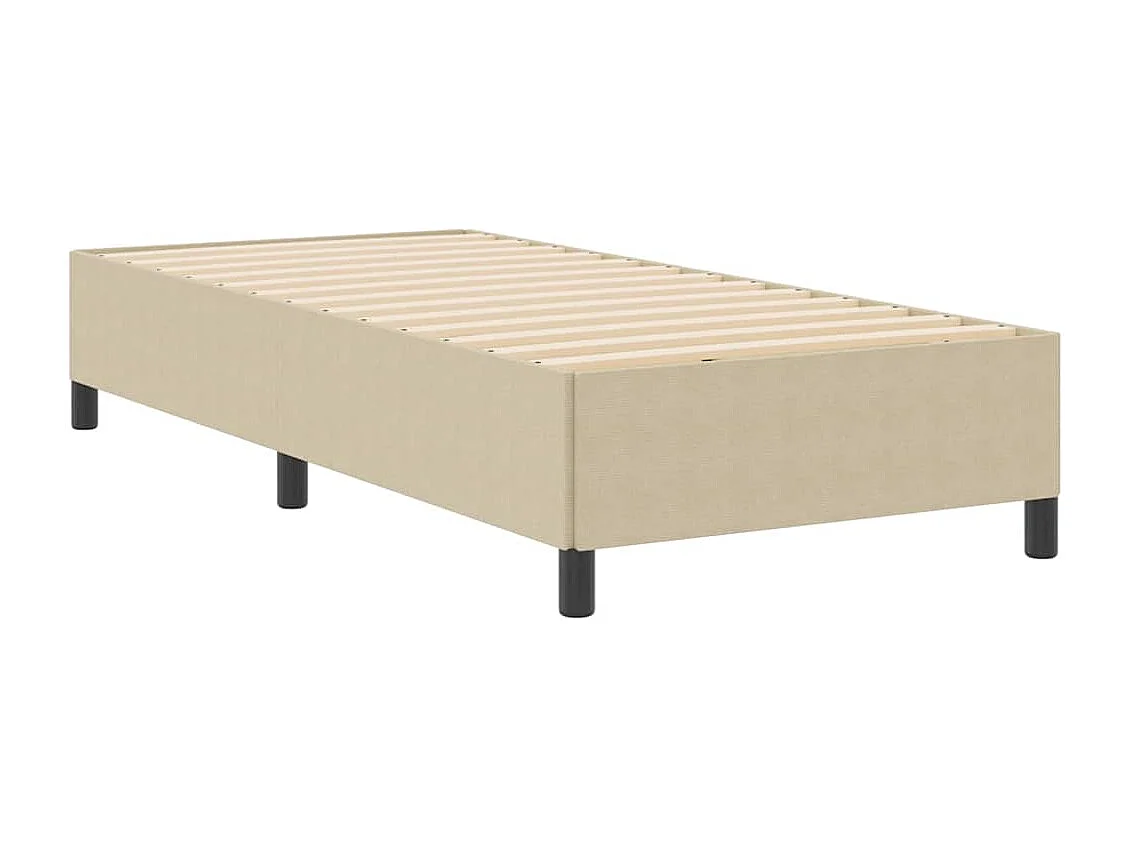 Lit simple | Lit adulte, enfant | Cadre de lit Vert gris 90x200 cm Tissu en velours côtelé