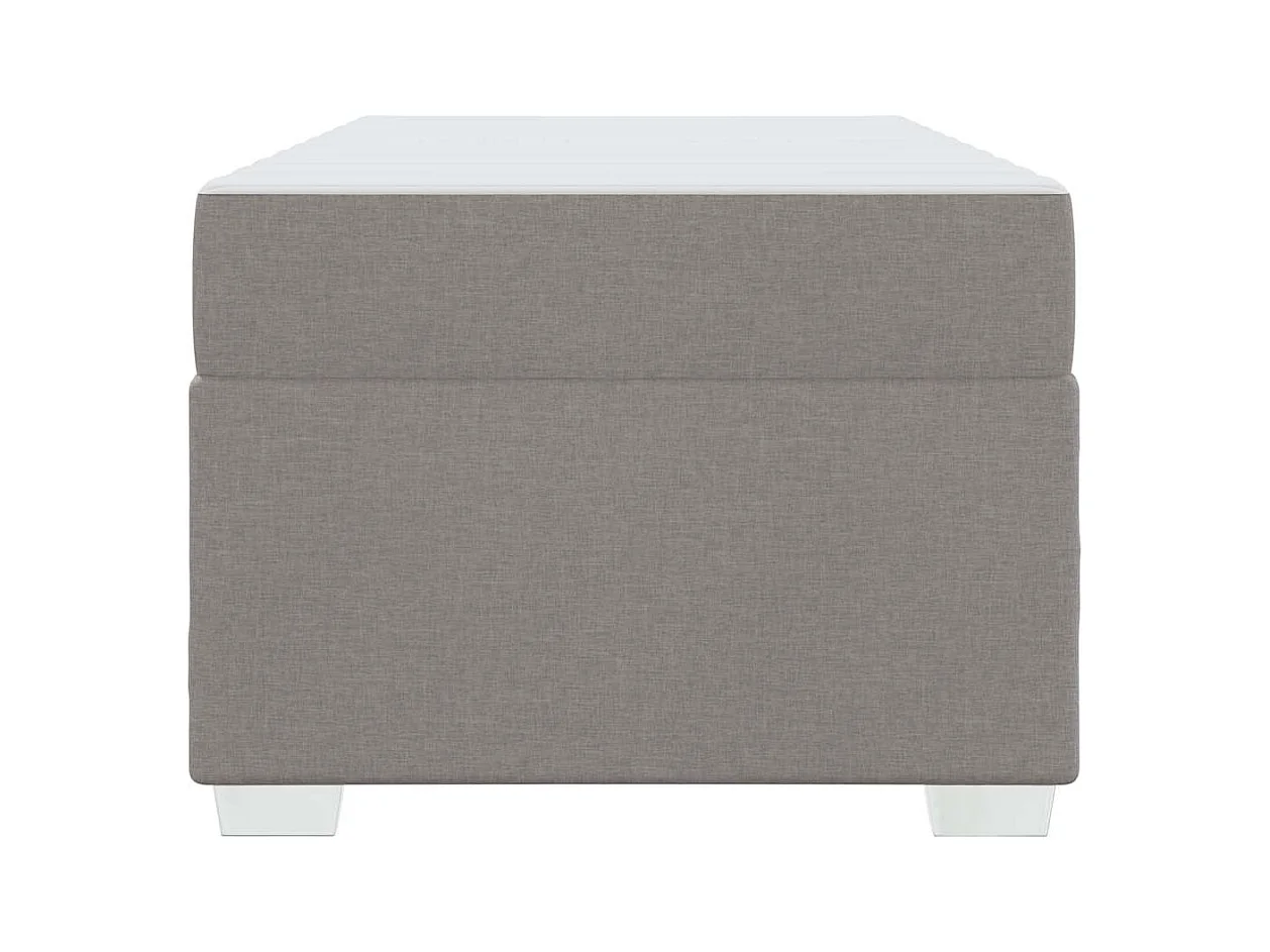 Lit simple | Lit adulte, enfant | Cadre de lit Taupe 80x200 cm tissu
