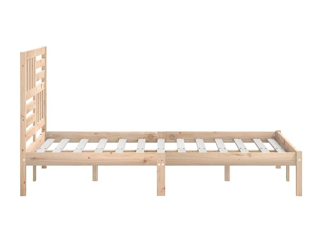 Lit double | Lit adulte | Cadre de lit 135x190 cm bois de pin massif