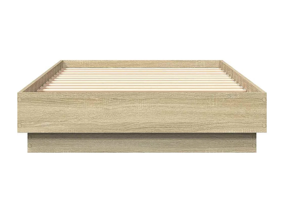 Lit simple | Lit adulte, enfant | Cadre de lit chêne sonoma 90x190 cm