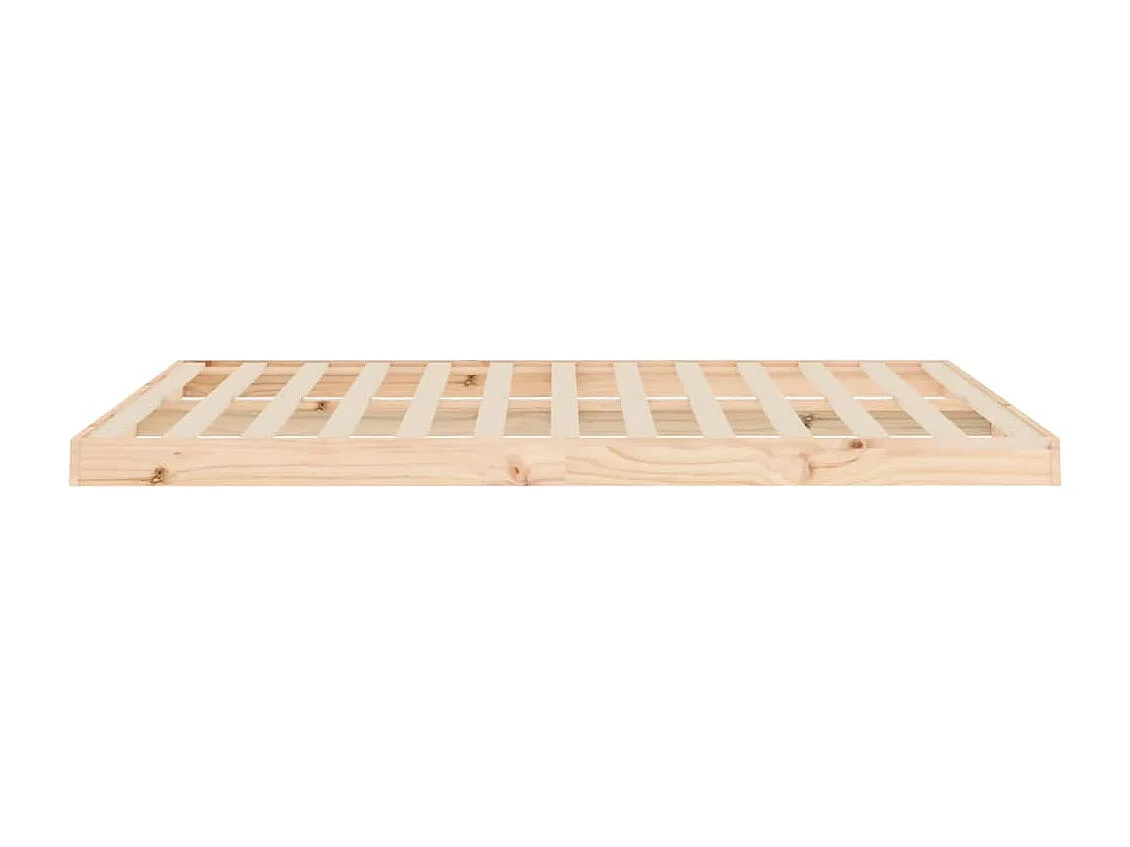 Lit double | Lit adulte | Cadre de lit 135x190 cm bois de pin massif