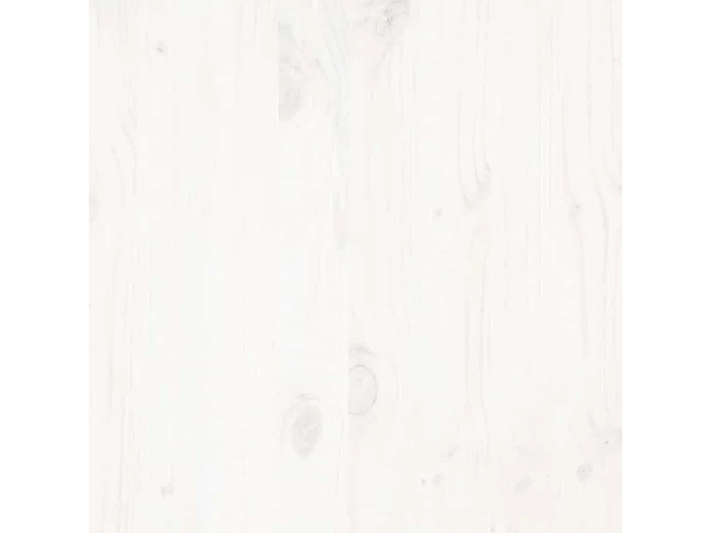 Lit double | Lit adulte | Cadre de lit blanc 140x190 cm bois de pin massif