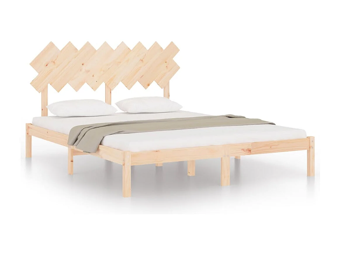 Lit double | Lit adulte | Cadre de lit 160x200 cm bois massif