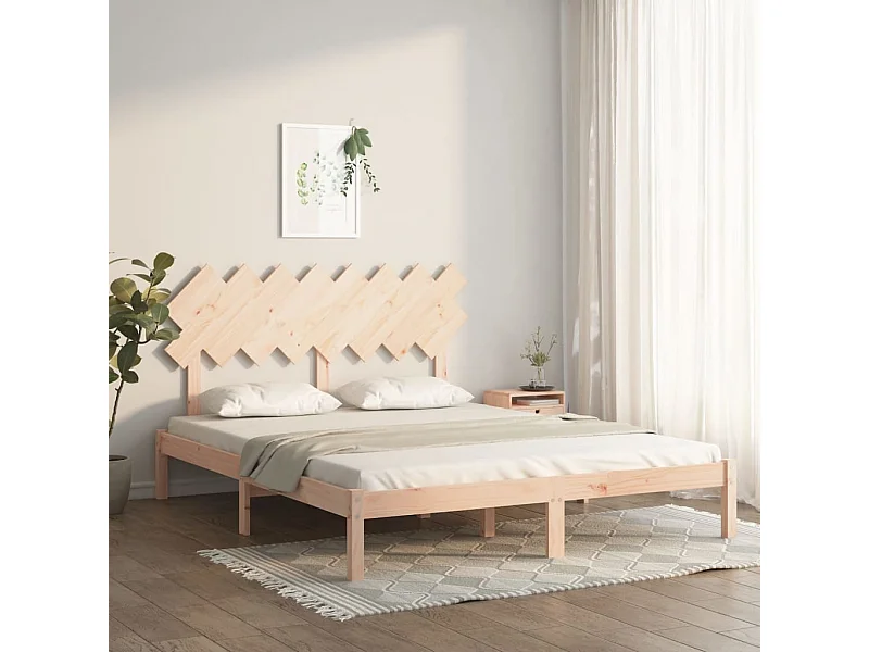 Lit double | Lit adulte | Cadre de lit 160x200 cm bois massif