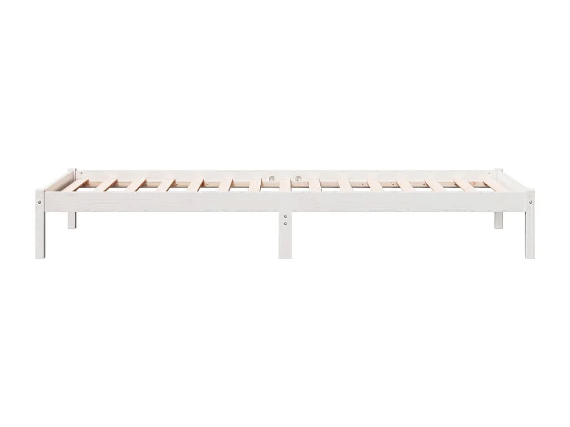 Lit simple | Lit adulte, enfant | Cadre de lit extra long 80x220 cm bois massif pin