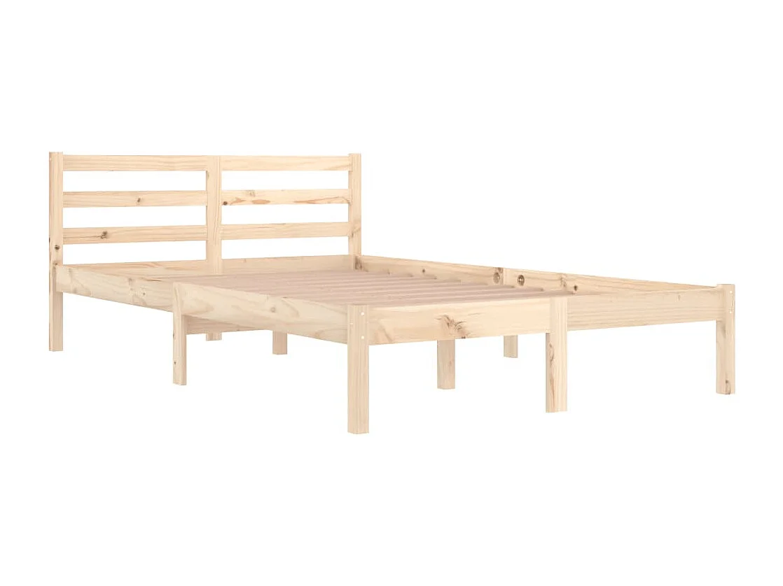 Lit simple | Lit adulte, enfant | Cadre de lit bois de pin massif 120x200 cm