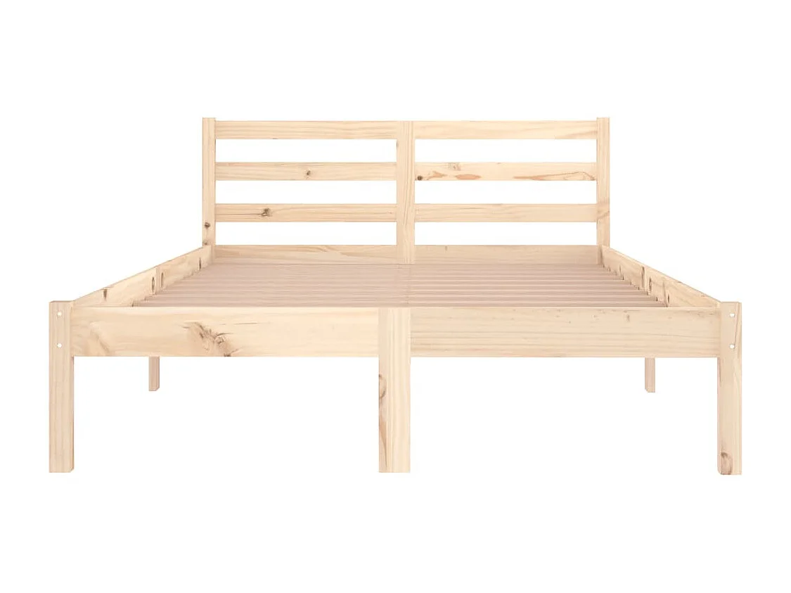 Lit simple | Lit adulte, enfant | Cadre de lit bois de pin massif 120x200 cm