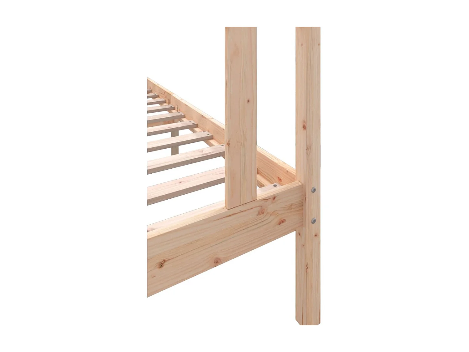 Lit simple | Lit adulte, enfant | Cadre de lit bois de pin massif 90x190 cm