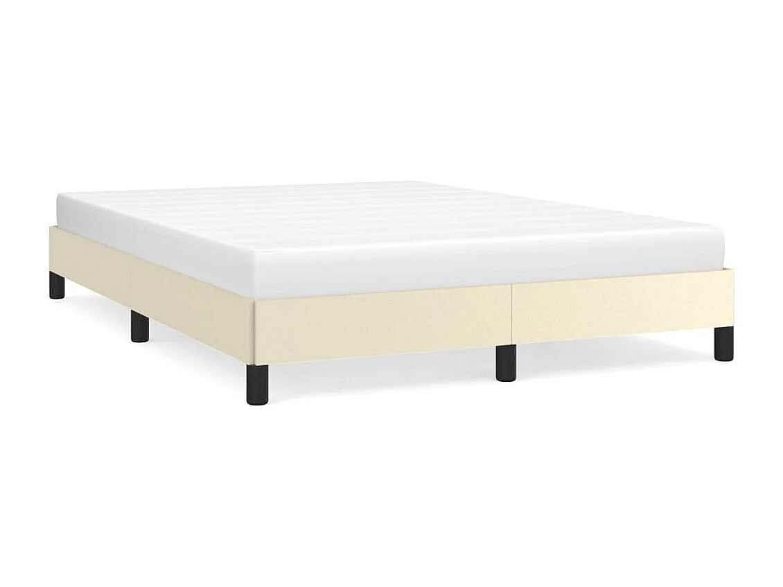 Letto per adulti | Letto matrimoniale | Giroletto Crema 140x190 cm in Similpelle