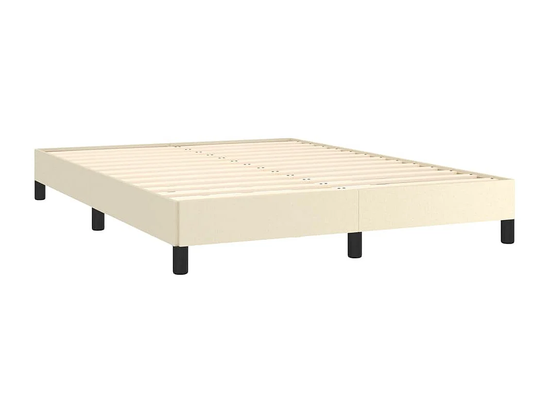 Letto per adulti | Letto matrimoniale | Giroletto Crema 140x190 cm in Similpelle