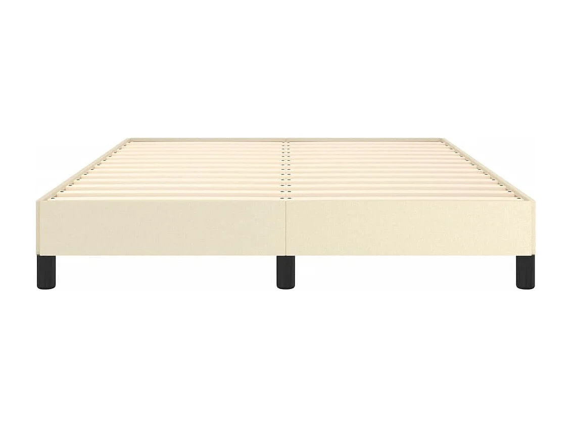 Letto per adulti | Letto matrimoniale | Giroletto Crema 140x190 cm in Similpelle