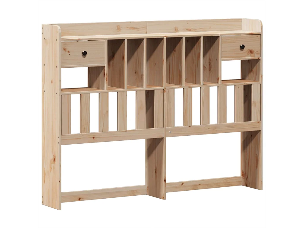 Letto per adulti | Letto matrimoniale | Giroletto senza Materasso 150x200 cm in Legno Massello di Pino