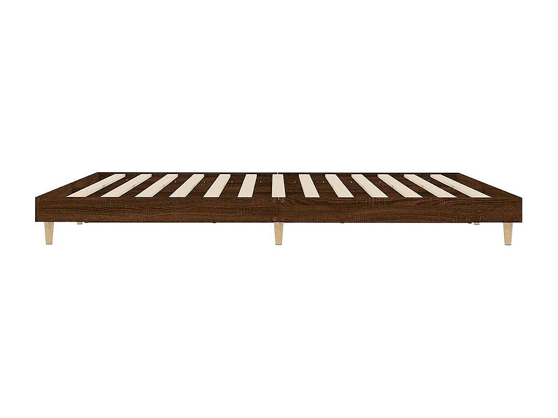 Lit simple | Lit adulte, enfant | Cadre de lit chêne marron 120x200 cm