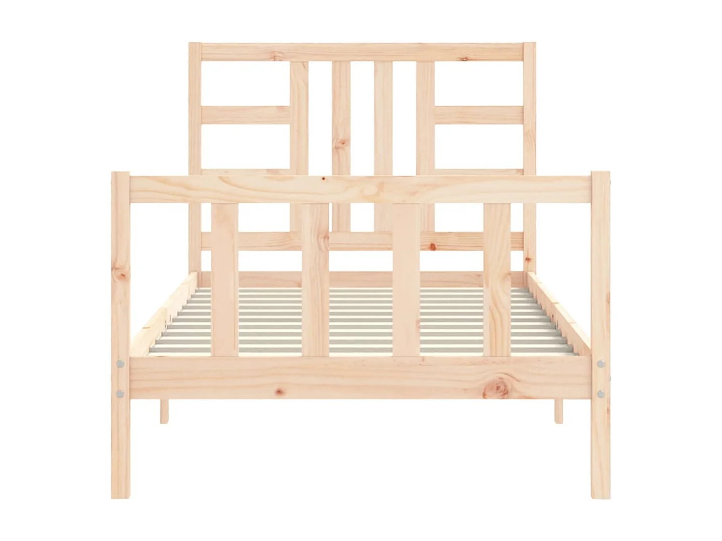 Lit simple | Lit adulte, enfant | Cadre de lit 90x190 cm bois de pin massif