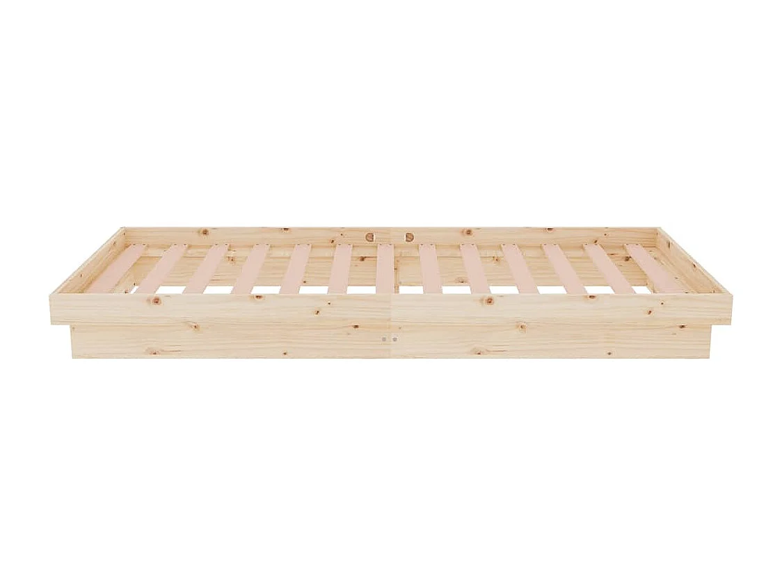 Lit simple | Lit adulte, enfant | Cadre de lit bois massif 75x190 cm