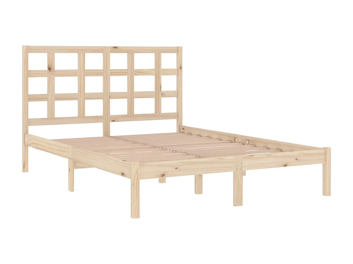 Lit double | Lit adulte | Cadre de lit 135x190 cm bois massif