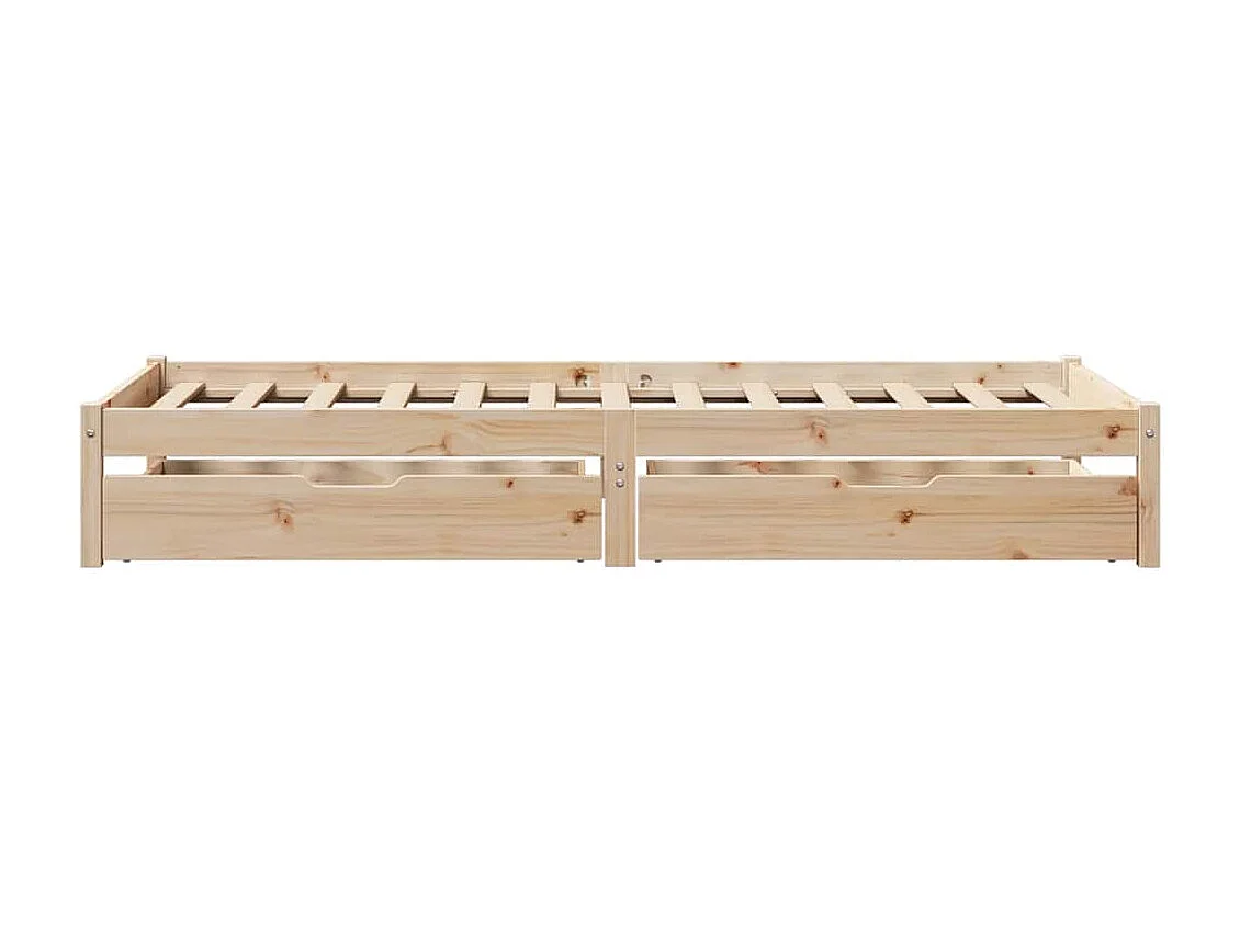 Lit simple | Lit adulte, enfant | Cadre de lit 100x200 cm bois massif de pin