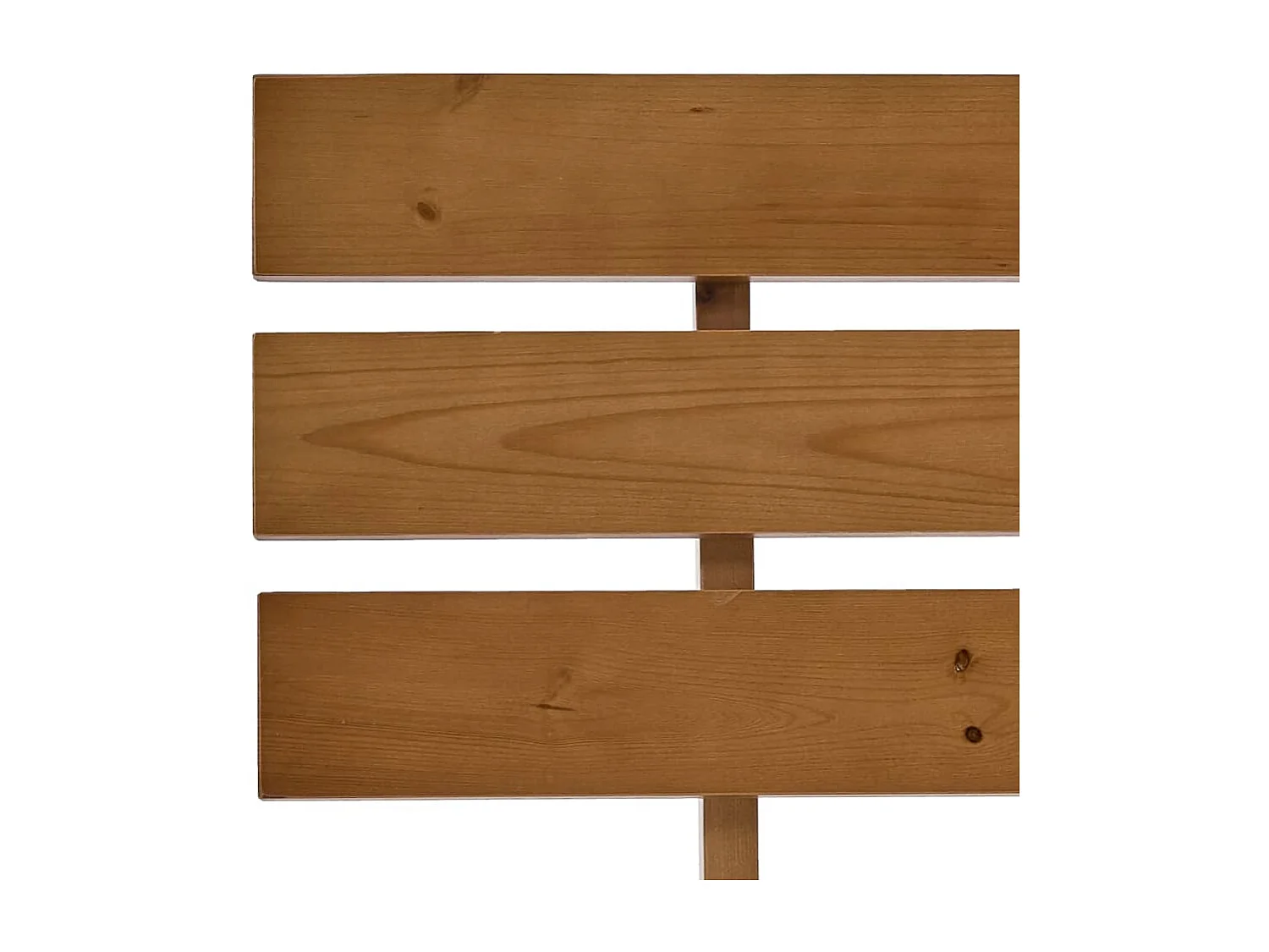 Lit simple | Lit adulte, enfant | Cadre de lit Marron miel Bois pin massif 90x200 cm