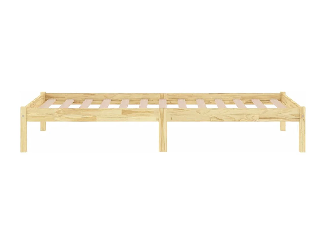 Lit simple | Lit adulte, enfant | Cadre de lit bois massif 90x190 cm