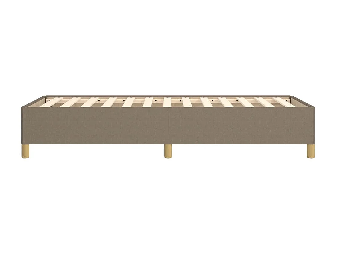 Lit simple | Lit adulte, enfant | Cadre de lit taupe 80x200 cm tissu