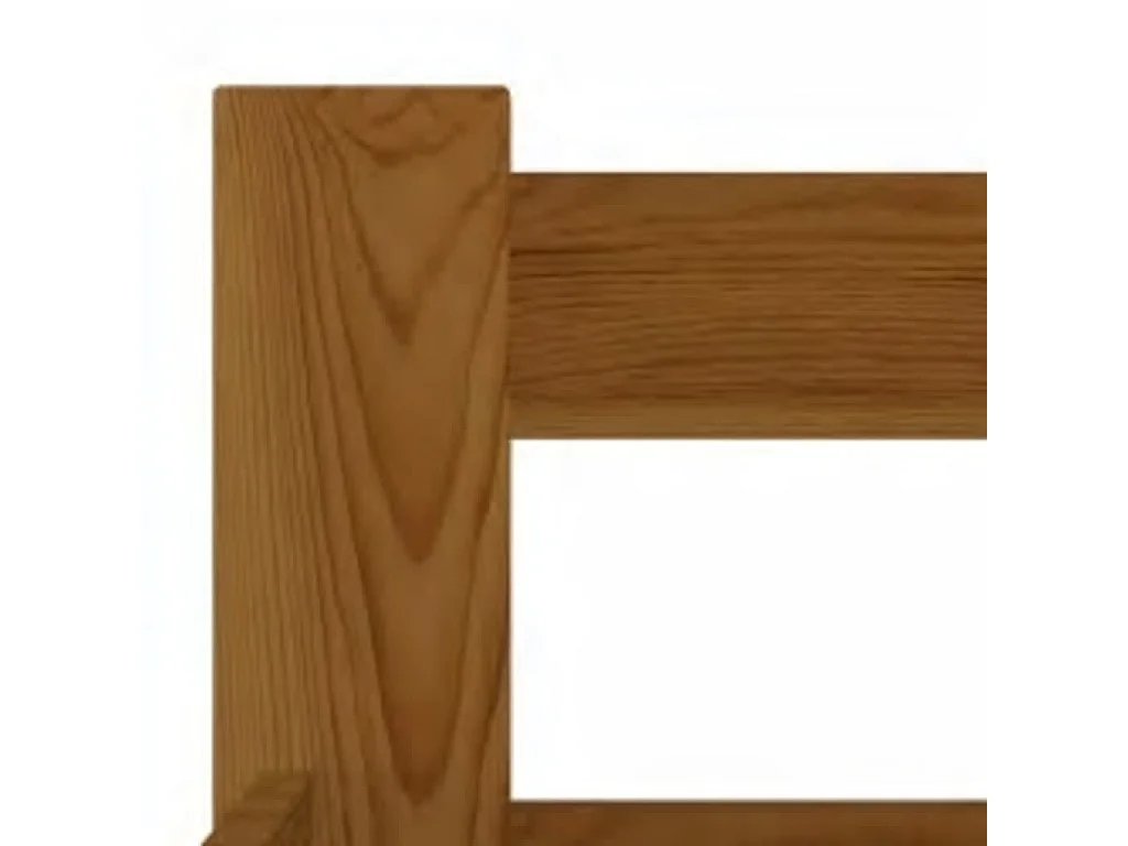 Lit double | Lit adulte | Cadre de lit marron miel pin massif 140x200 cm