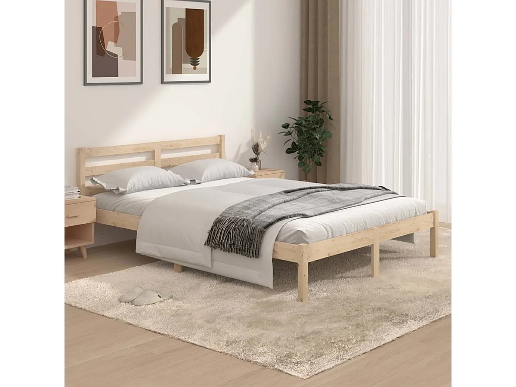 Lit double | Lit adulte | Cadre de lit 135x190 cm