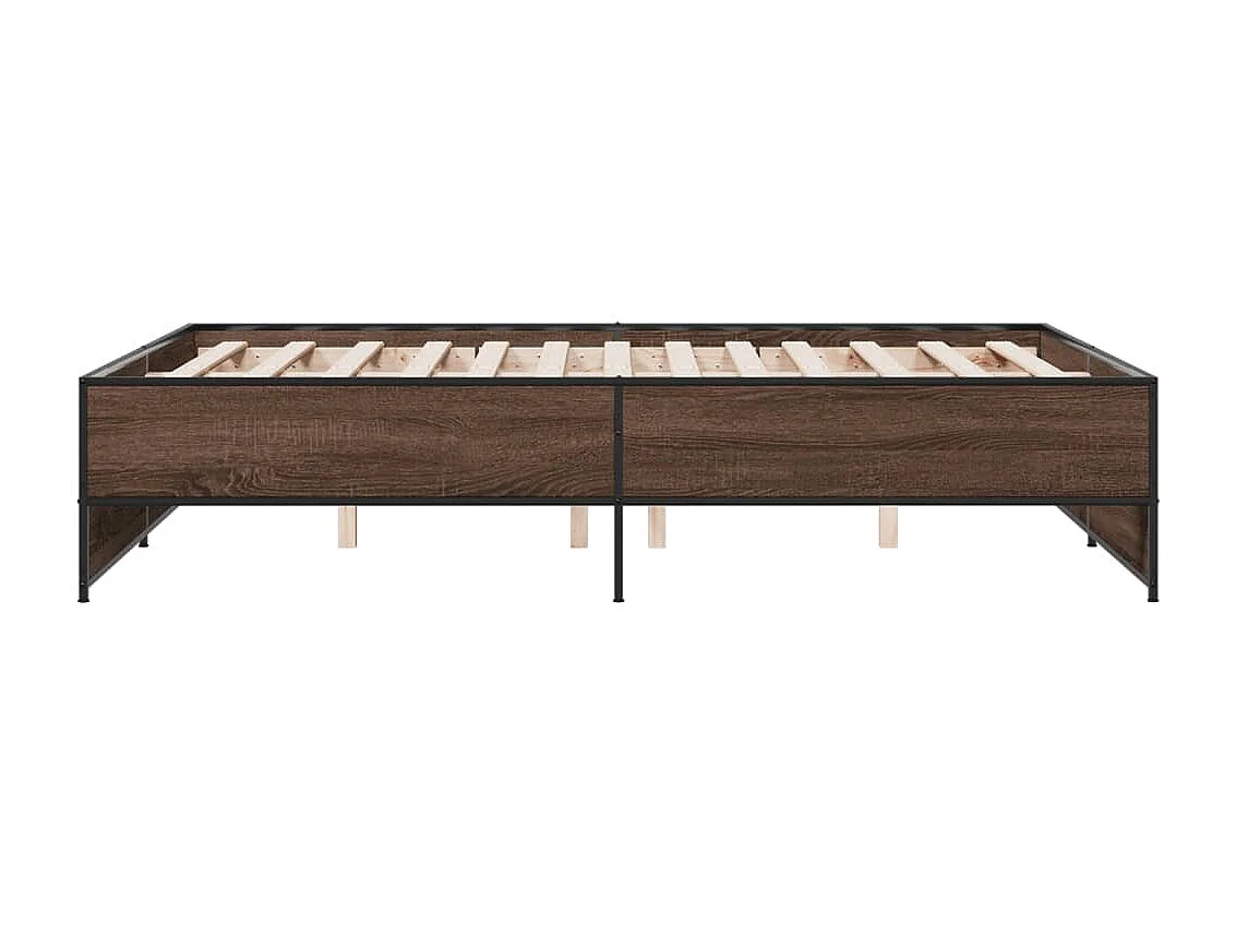 Lit simple | Lit adulte, enfant | Cadre de lit chêne marron 120x190 cm