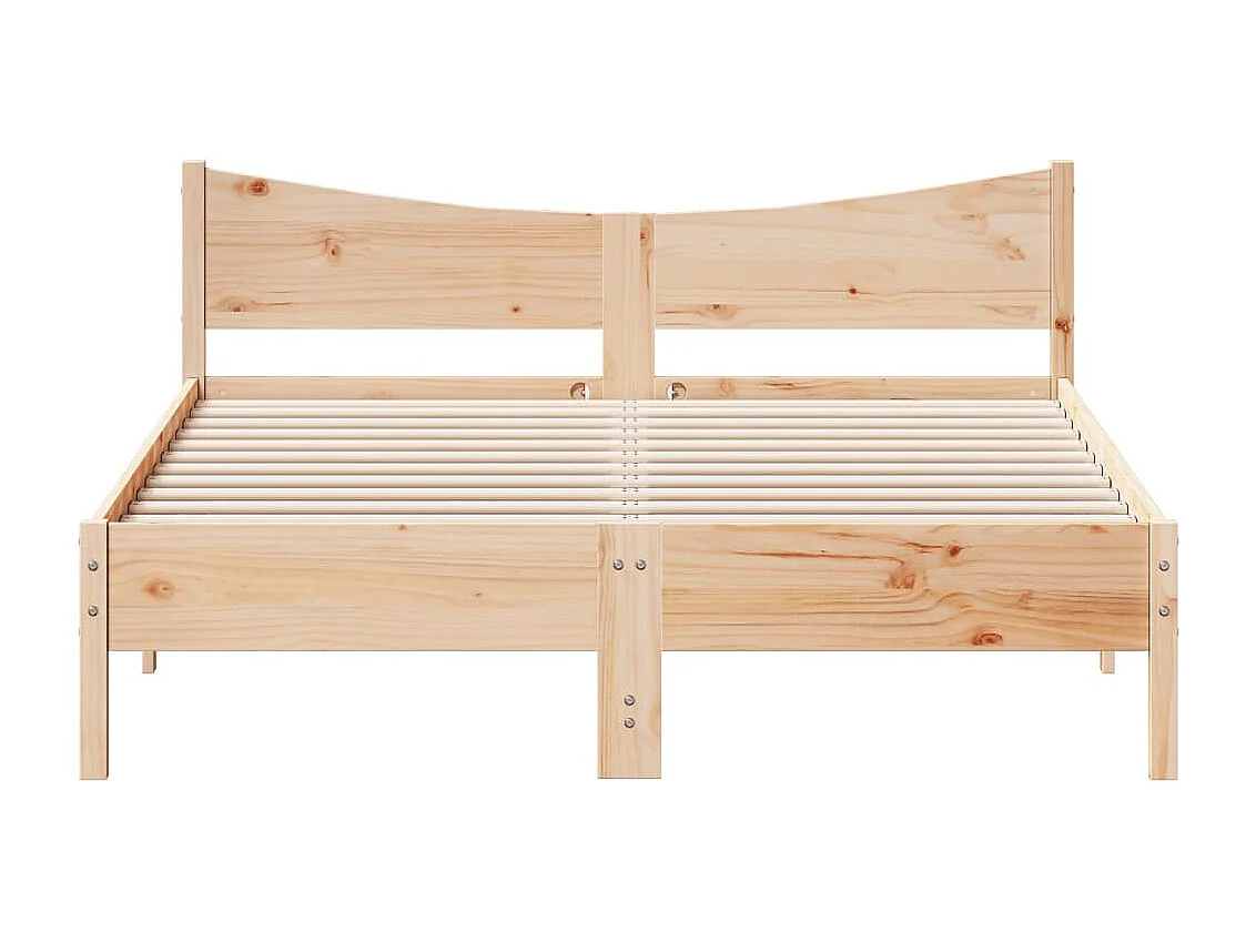 Lit double | Lit adulte | Cadre de lit 160x200 cm bois massif de pin