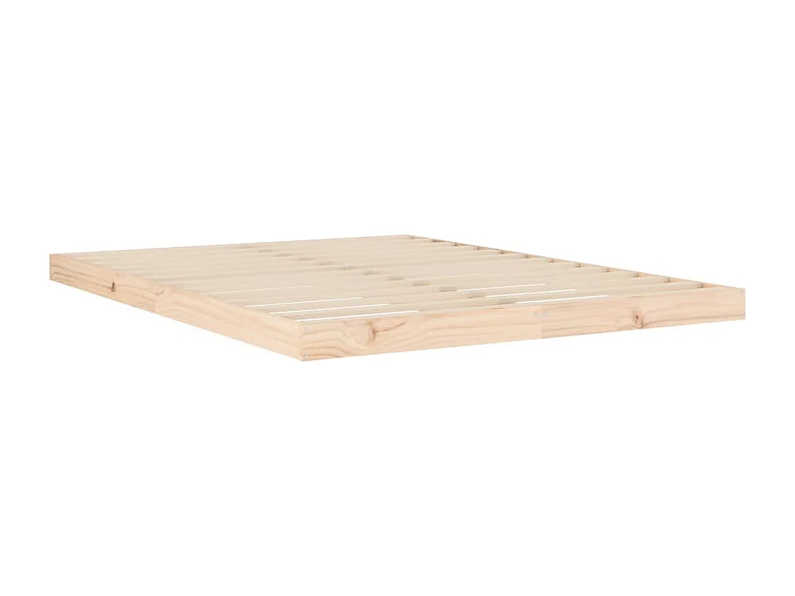 Lit double | Lit adulte | Cadre de lit 140x190 cm bois de pin massif