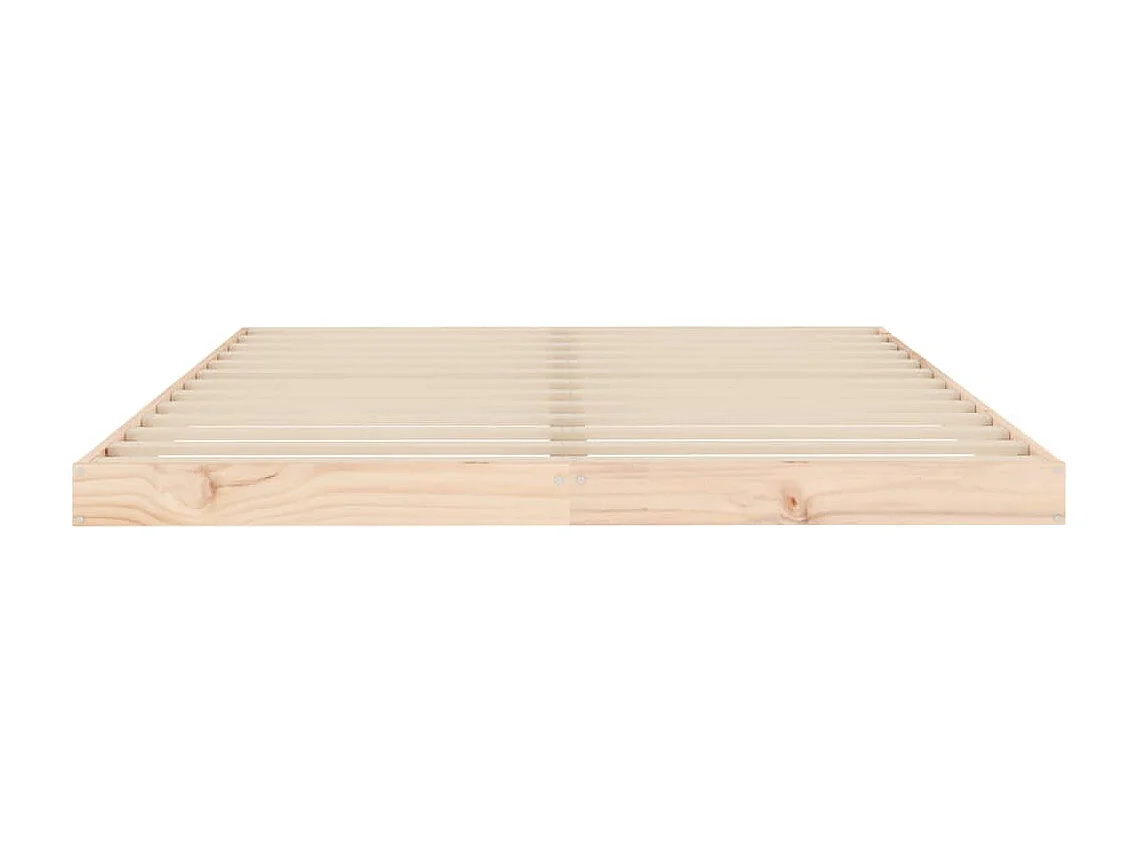 Lit double | Lit adulte | Cadre de lit 140x190 cm bois de pin massif