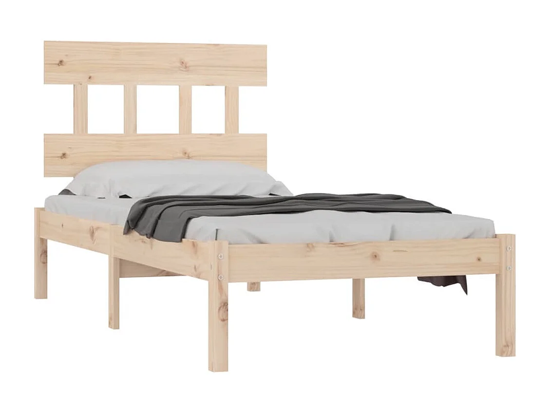 Lit simple | Lit adulte, enfant | Cadre de lit 90x200 cm bois massif