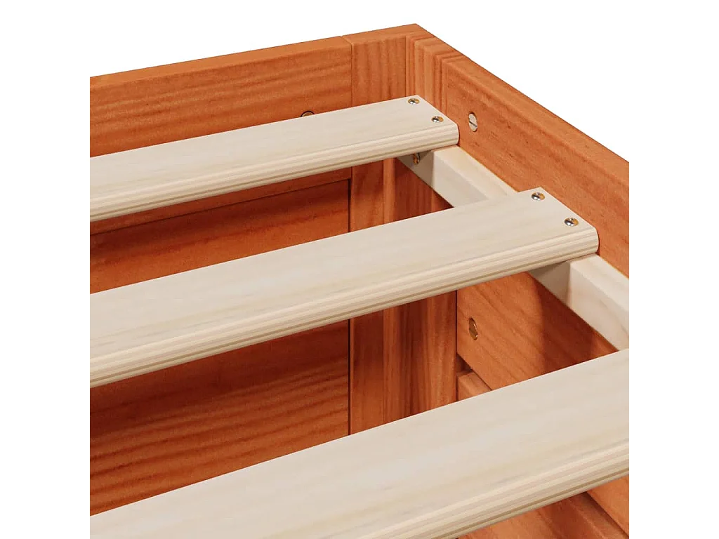 Lit simple | Lit adulte, enfant | Cadre de lit avec tiroirs 90x200cm bois pin massif