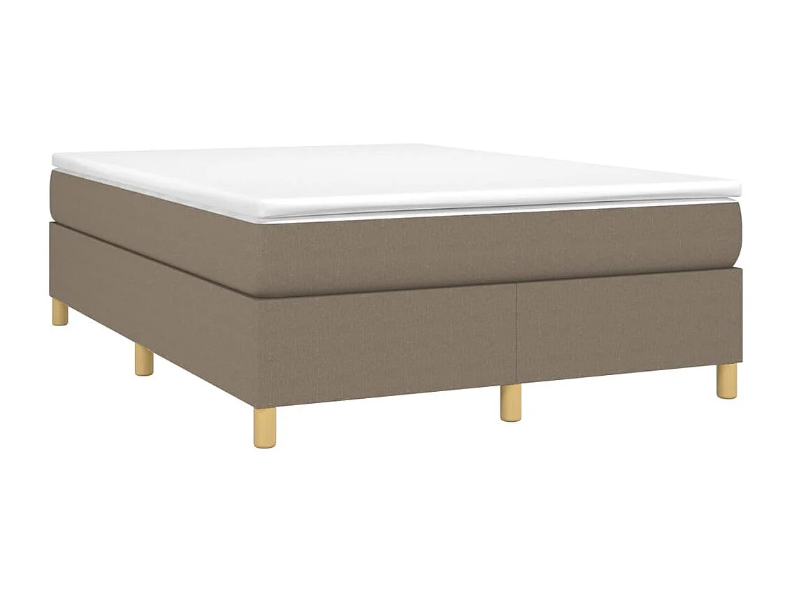Lit double | Lit adulte | Cadre de lit taupe 140x200 cm tissu