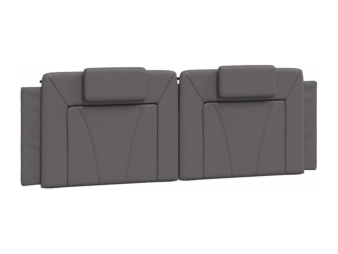 Lit double | Lit adulte | Cadre de lit gris 160x200 cm similicuir