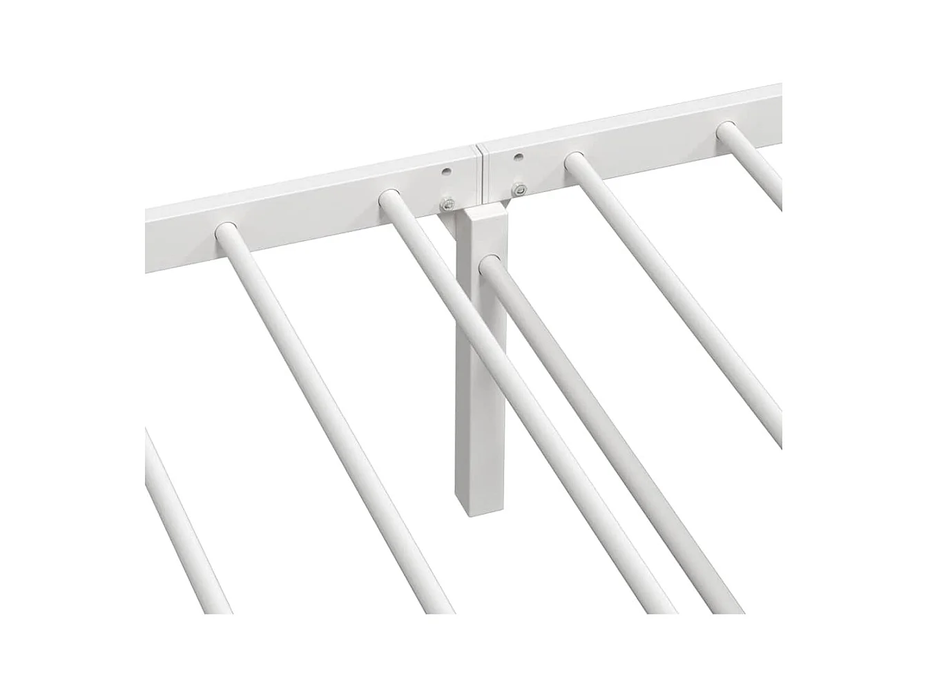 Letto per adulti | Letto singolo | Giroletto senza Materasso Pieghevole Bianco 75x190 cm Acciaio