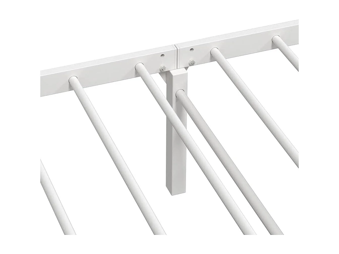 Letto per adulti | Letto singolo | Giroletto senza Materasso Pieghevole Bianco 75x190 cm Acciaio