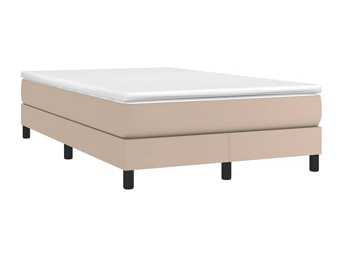 Lit simple | Lit adulte, enfant | Cadre de lit cappuccino 120x200 cm similicuir