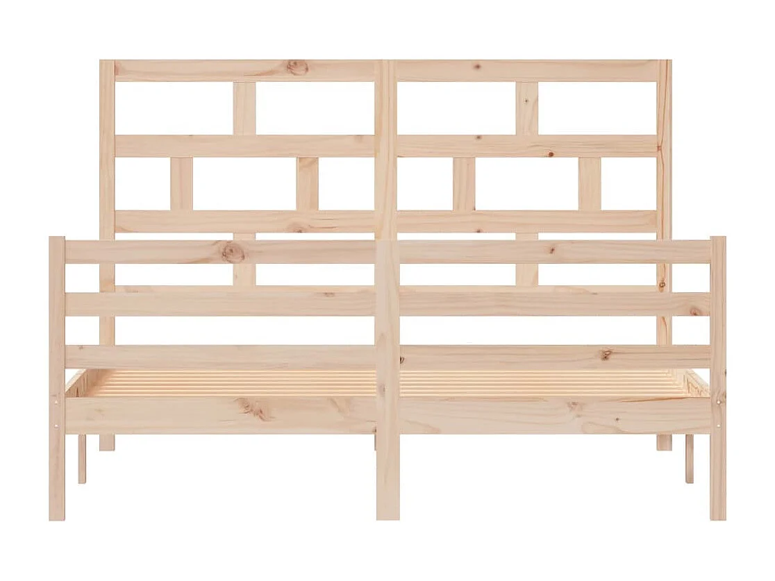 Lit double | Lit adulte | Cadre de lit bois massif 160x200 cm