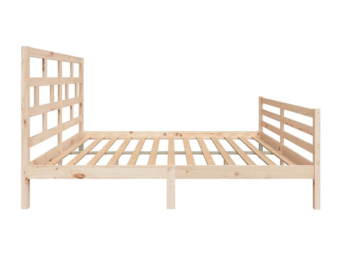 Lit double | Lit adulte | Cadre de lit bois massif 160x200 cm