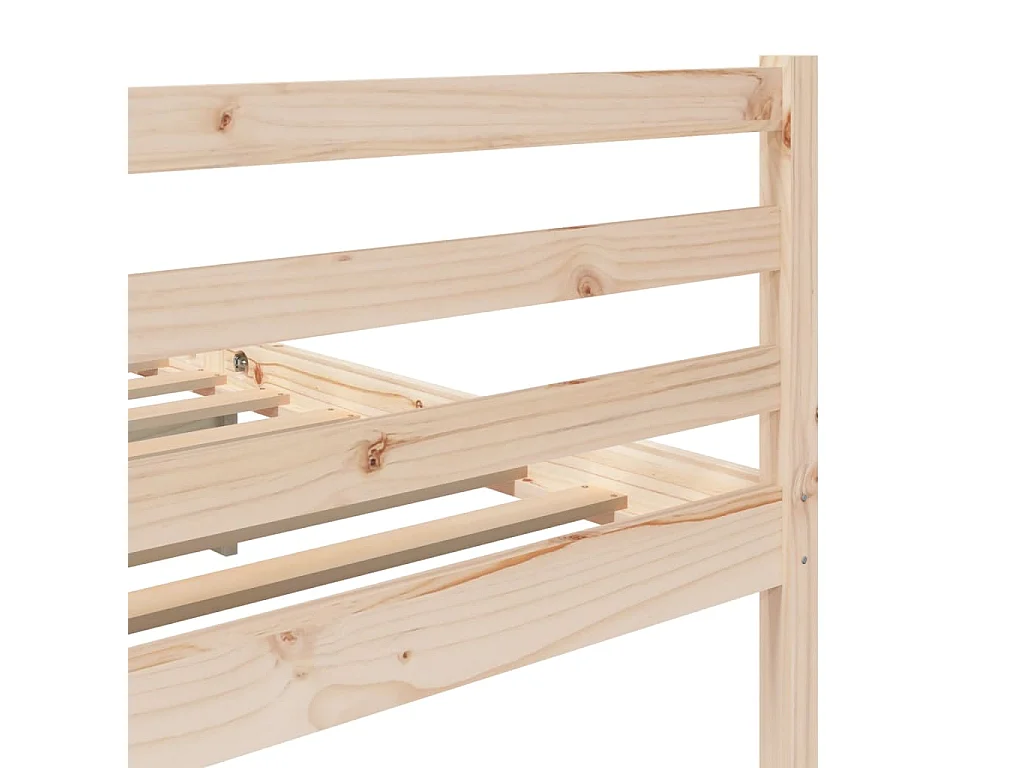 Lit double | Lit adulte | Cadre de lit bois massif 160x200 cm