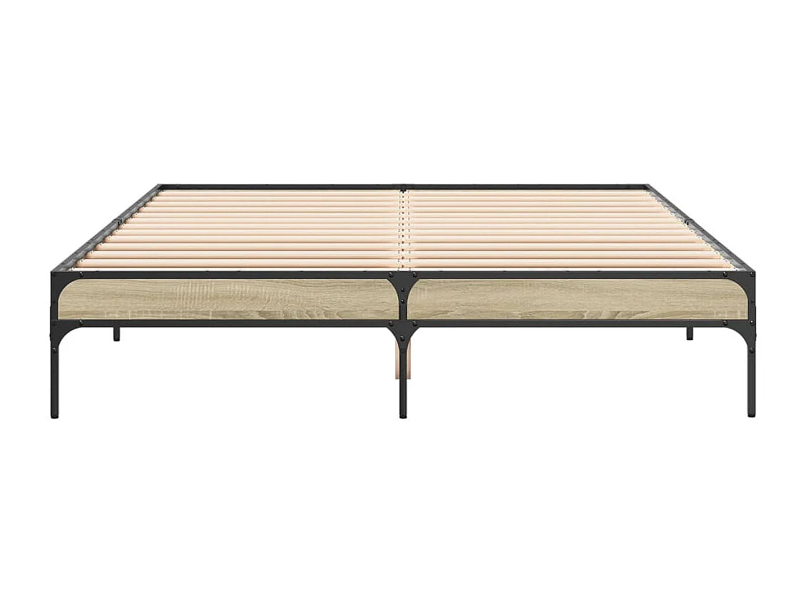Lit double | Lit adulte | Cadre de lit chêne sonoma 140x200 cm