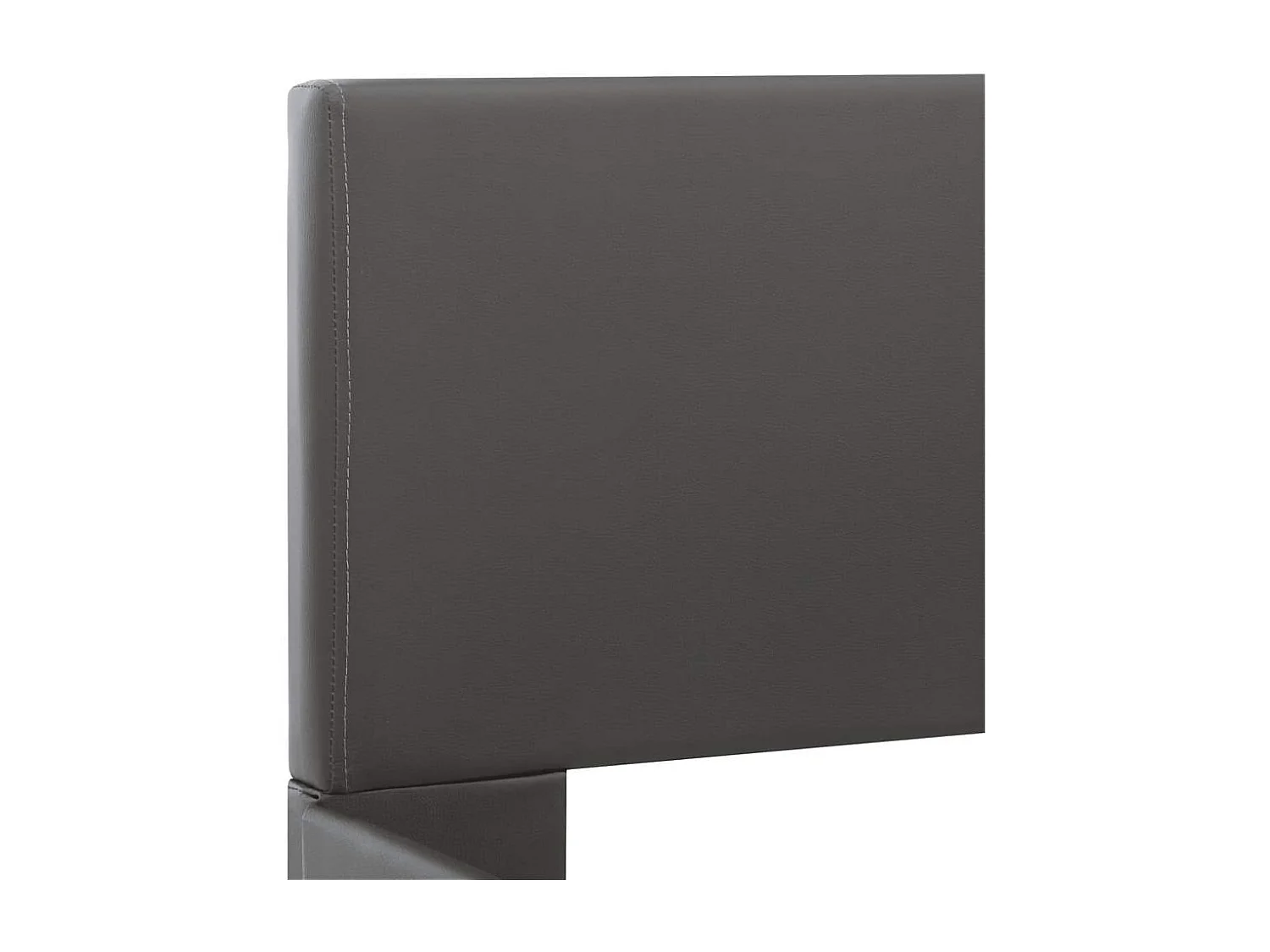 Lit simple | Lit adulte, enfant | Cadre de lit avec LED Gris Similicuir 120x200 cm