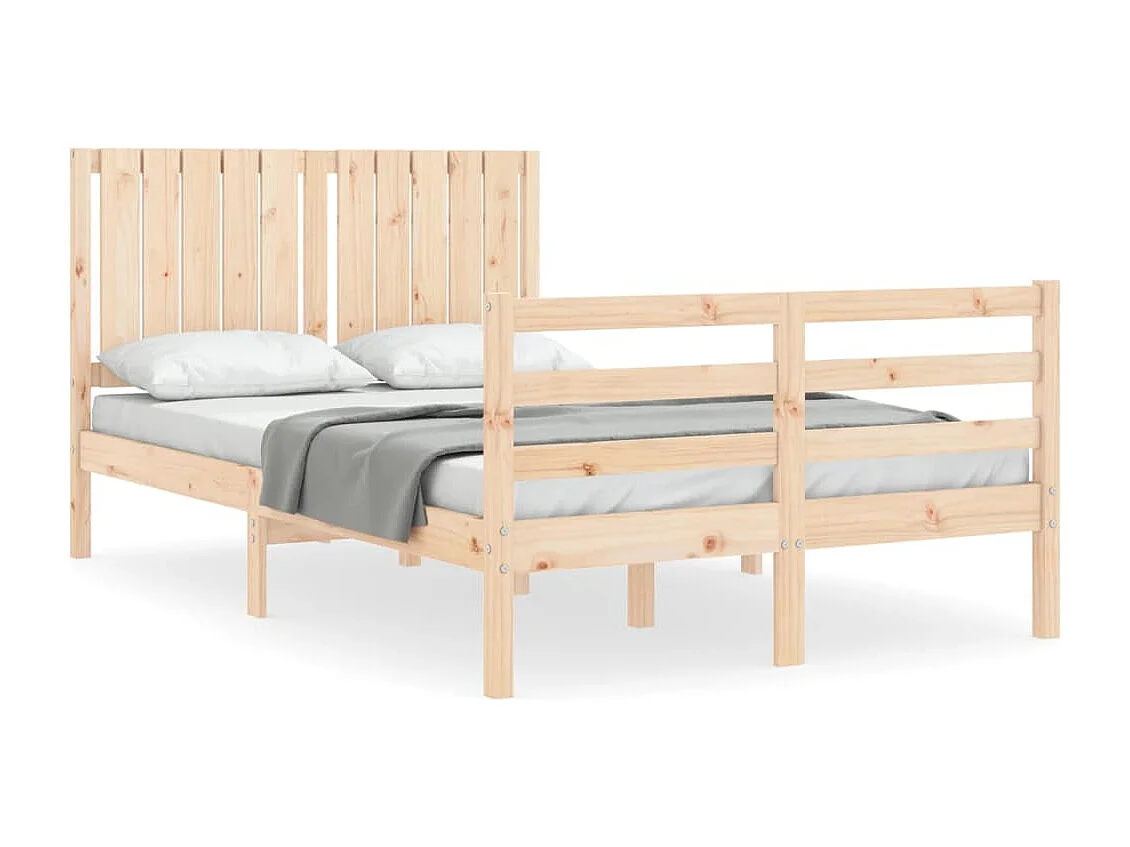 Lit simple | Lit adulte, enfant | Cadre de lit 120x200 cm bois massif