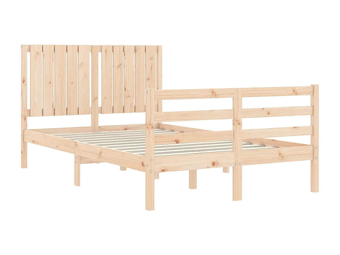 Lit simple | Lit adulte, enfant | Cadre de lit 120x200 cm bois massif