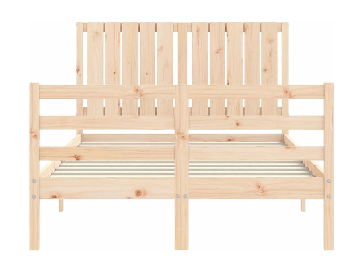 Lit simple | Lit adulte, enfant | Cadre de lit 120x200 cm bois massif