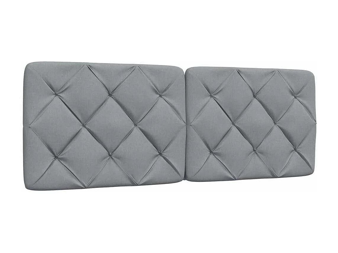 Letto per adulti | Letto matrimoniale | Giroletto senza Materasso Grigio Chiaro 140x200 cm Tessuto