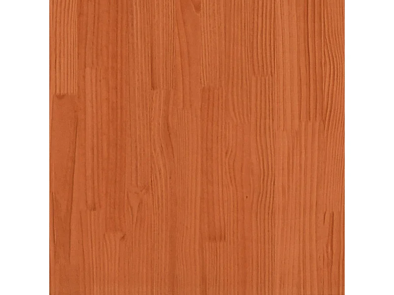 Lit double | Lit adulte | Cadre de lit cire marron 150x200cm bois pin massif